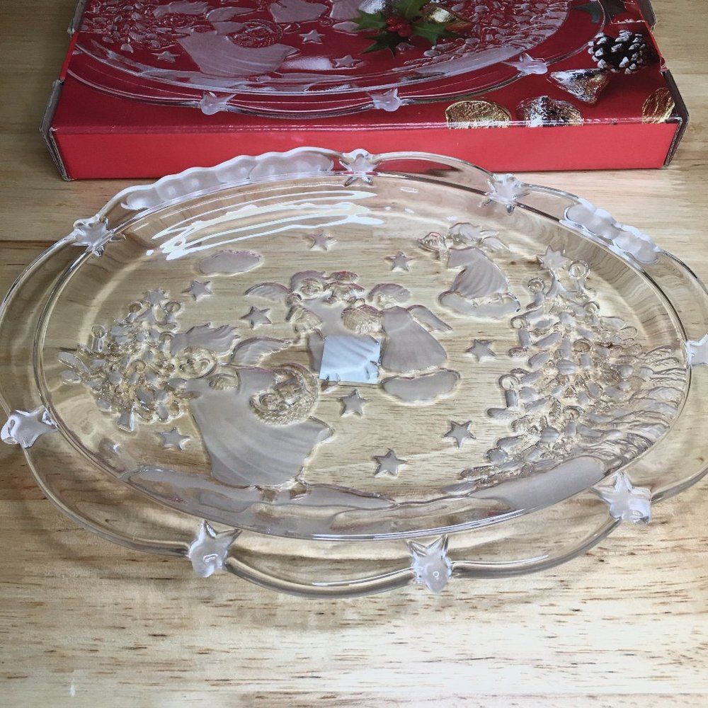 Mikasa Crystal “Holiday Lights” Sweet Dish